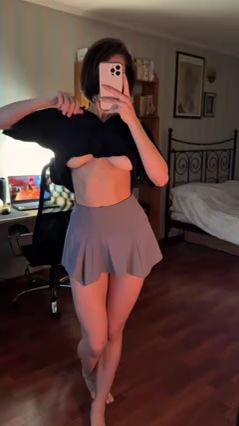 this little black top feels so nice off