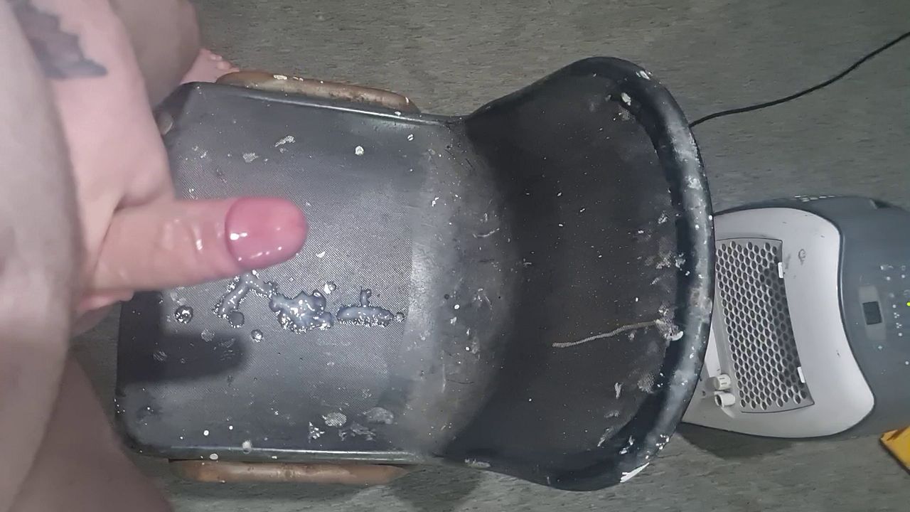 Erotic Art Session Ends in Climax on Chair