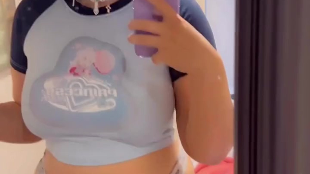 Goth Egirl Vanilla Faith Shows Off Big Tits