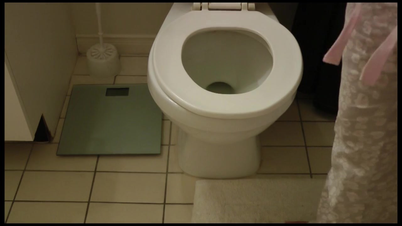 Pissing into the toilet and missing