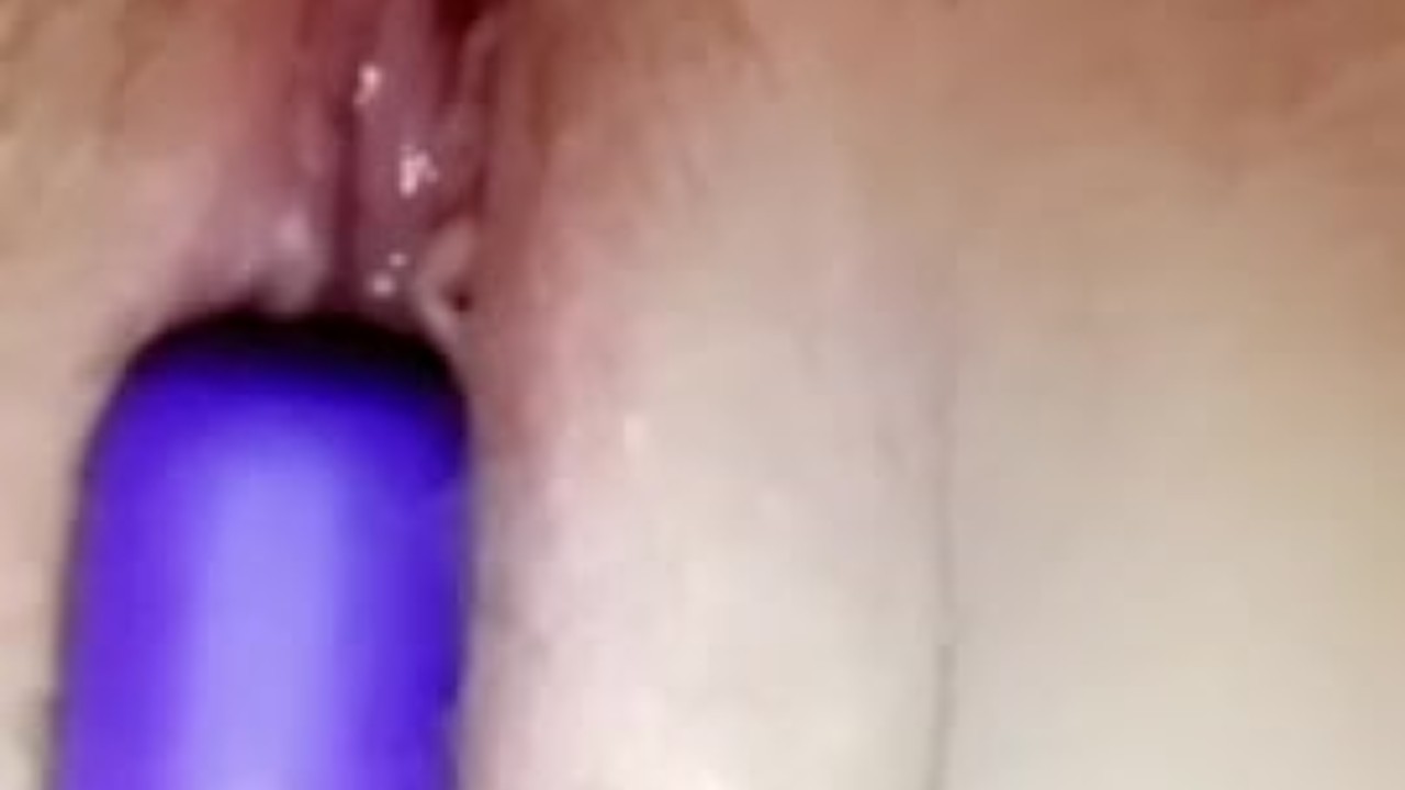 Vibrator on my fat juicy clit