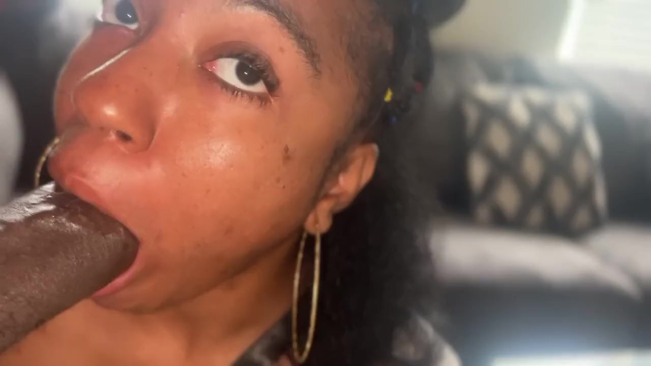 Omg daddy I can’t function with your big black cock in my mouth lol I love sucking dick