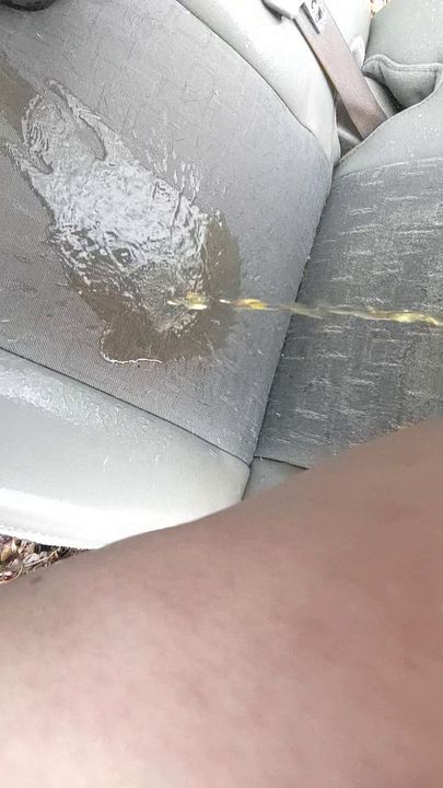 Abandoned Car Seat Pissing Scene Uncovered