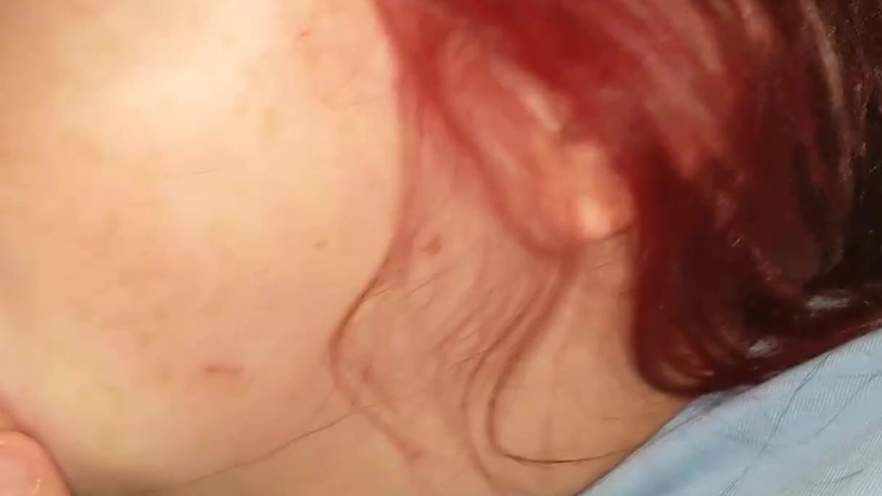 Teen girl swallows and licks huge dick clean 