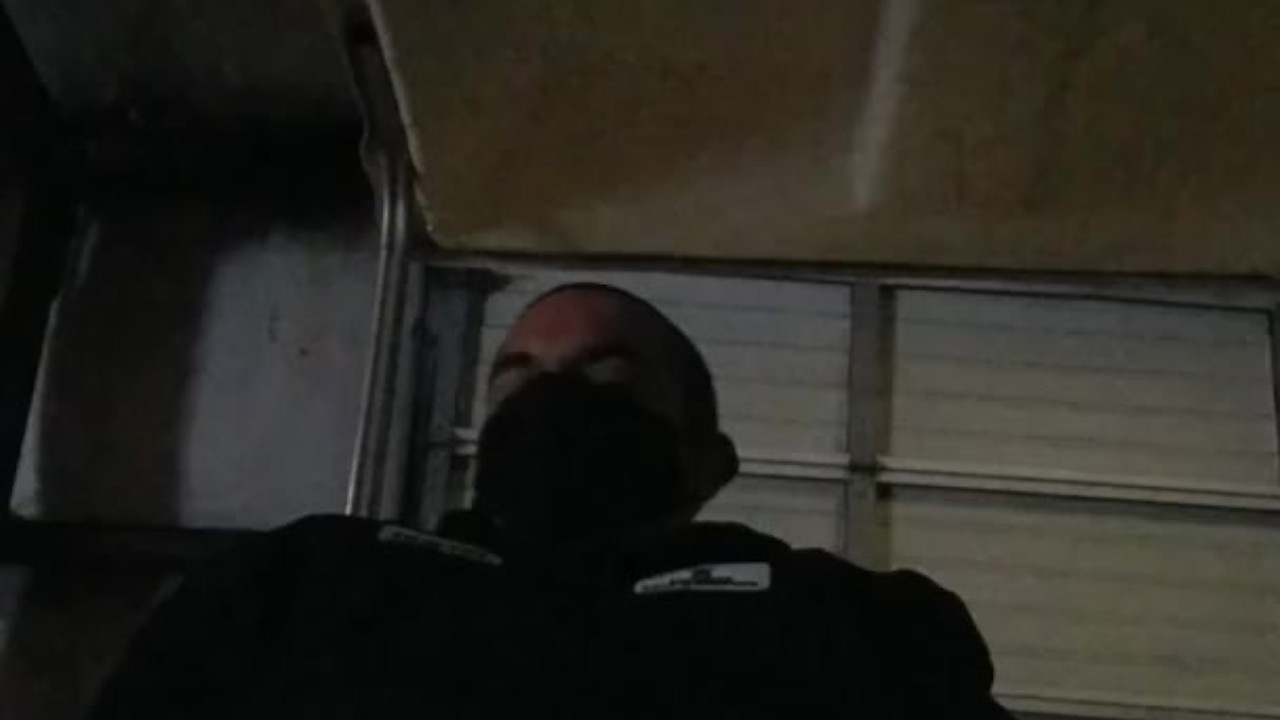 Naughty Office Encounter: Quick Jerk in a Cart