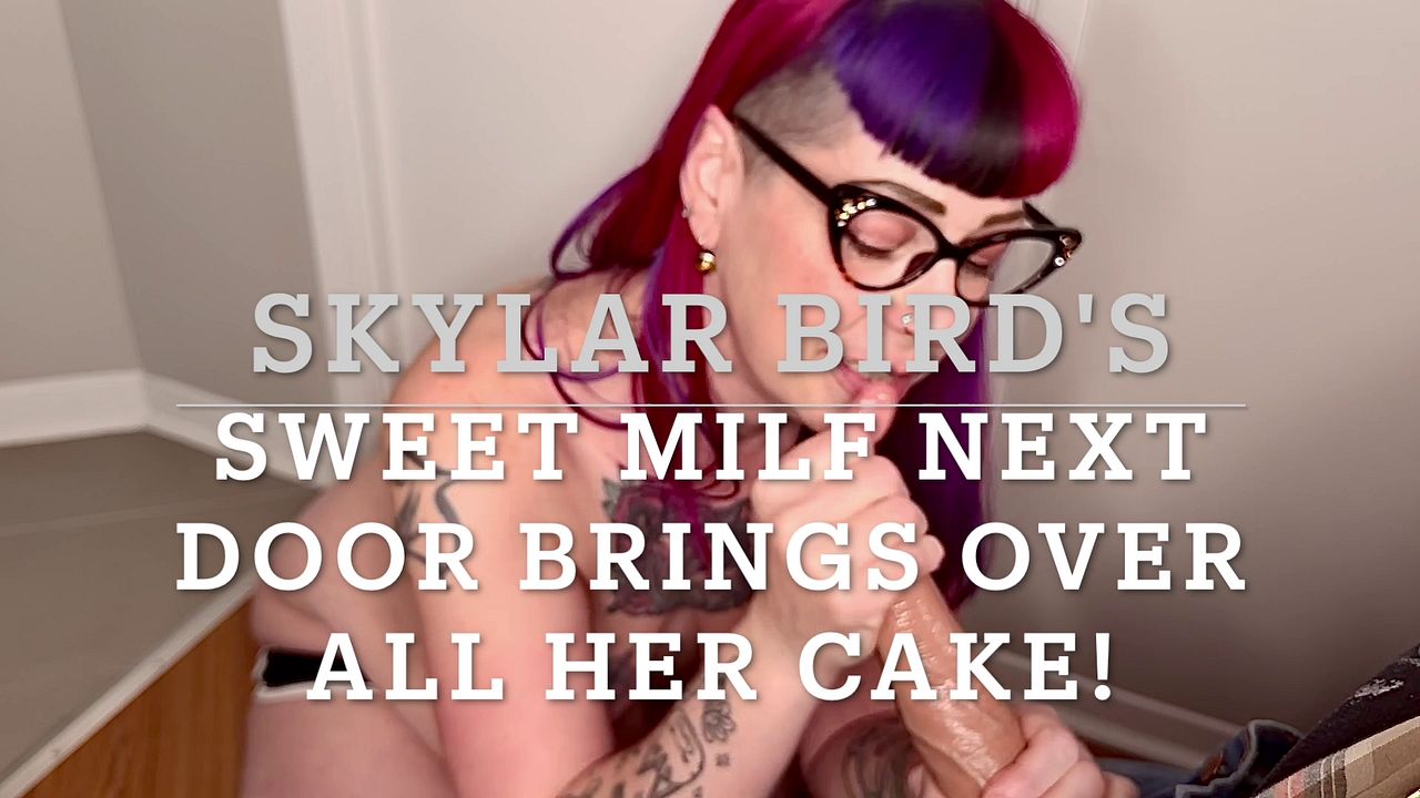 Huge Ass BBW Skylar Bird's Milf Next Door Ass Cheek Fucking & BlowJob