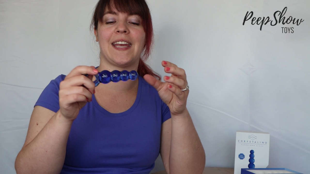 Toy Review - Chrystalino Tickler Beginner Glass Beaded Anal Plug