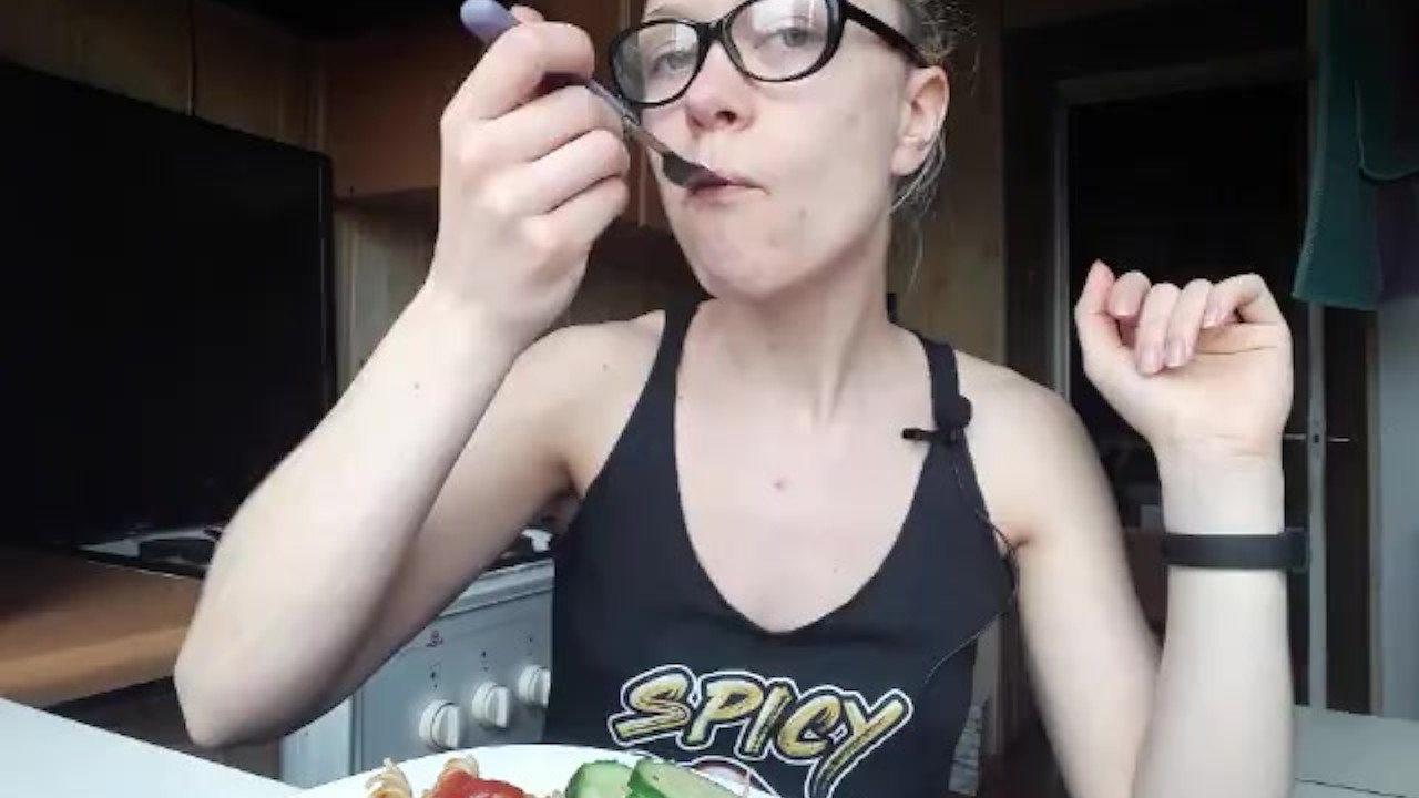 Pasta for breakfast | Food fetish | Sitophilia
