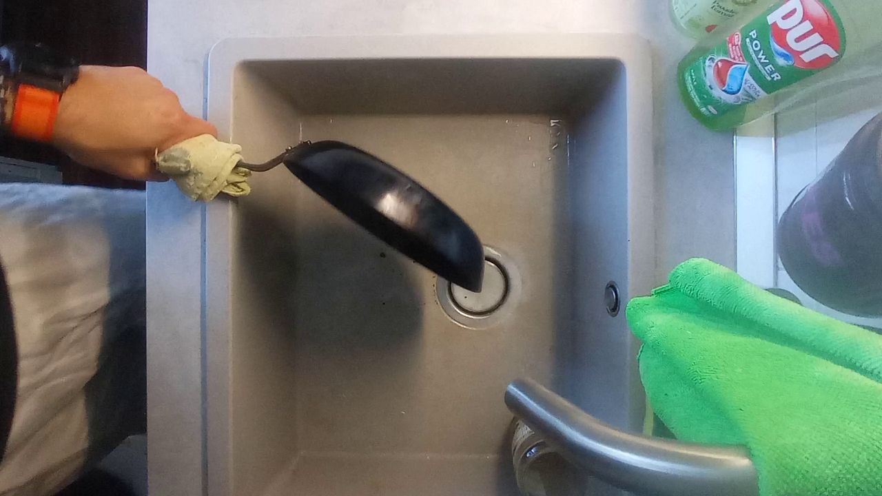 Dirty Plate Cleaning Madness Ensues with Passion