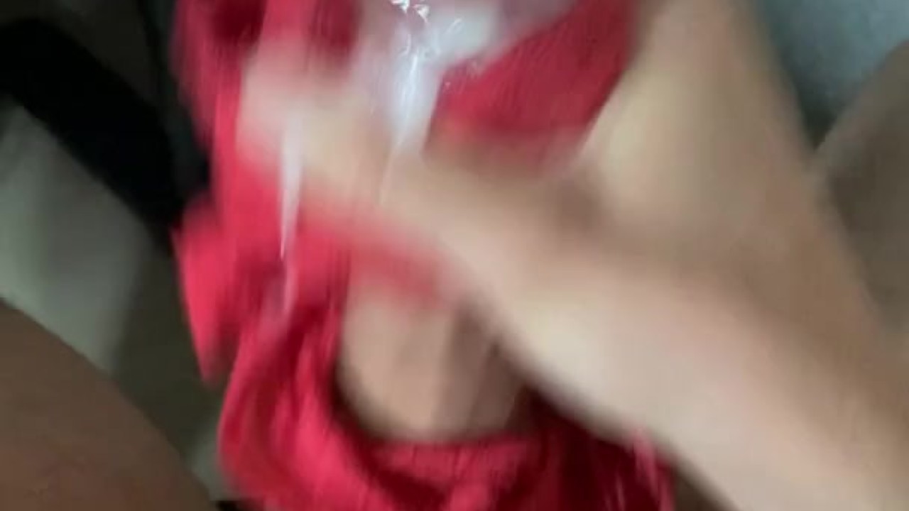Cum in panties #12 / Every time my gf is over she leaves one of her used panties for me to cum in